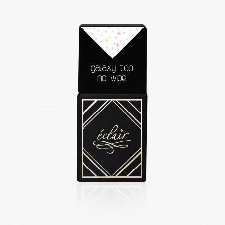 top hybrydowy z drobinkami Galaxy Top No Wipe 14 ml Eclair - zdjęcie 1