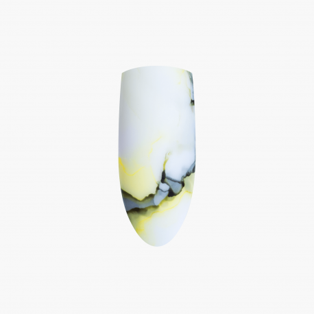 Paznokcie marmurki - marble LEMON 14ml