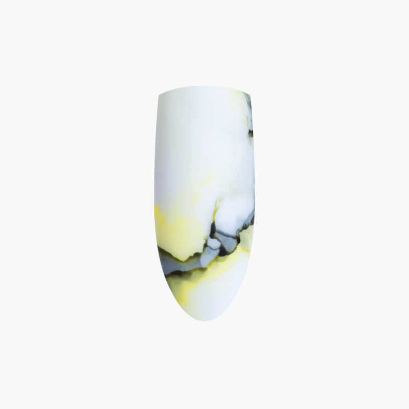 Paznokcie marmurki - marble LEMON 14ml - zdjęcie 1