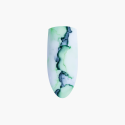 zdobienia Marble Effect Green Eclair