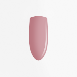 delikatnie rozbielony odcień różowego koloru na paznokciach - lakier hybrydowy POEM Eclair 7ml