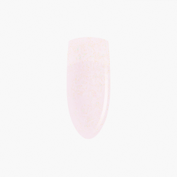 delikatny nudziakowy odcień bazy hybrydowej Smart Base Candy Shimmer 14ml Eclair Nail