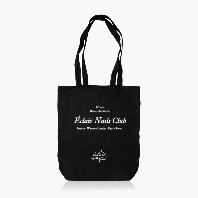 Eclair canvas shopping bag