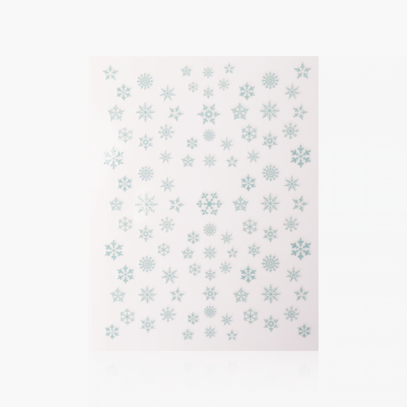 Snowflakes on hybrid nails will enhance any winter manicure. Snowflakes on hybrid nails will enhance any winter manicure.
