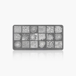 FLOWERS stamping plate