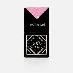 lakier hybrydowy Make a Wish 7ml Eclair Nail z opalizującymi drobinkami