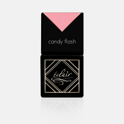 butelka różowego lakieru hybrydowego Candy Flash 7ml