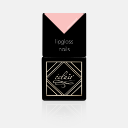 lakier hybrydowy Eclair Lipgloss - półtransparentny odcień różu