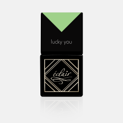 Lucky You - lakier hybrydowy Eclair  w odcieniu pastelowej zieleni