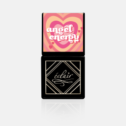 butelka pastelowego różu w lakierze hybrydowym Angel Energy Eclair