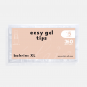 easy gel tips BALERINA XL - tipsy żelowe do przedłużania paznokci