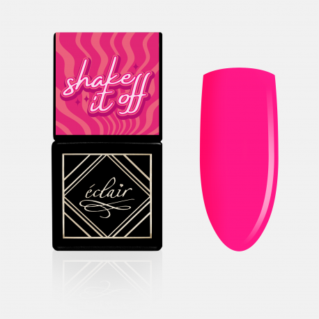 malinowy kolor lakieru hybrydowego Shake It Off Eclair 7ml