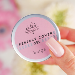 kolor żelu Perfect Cover Gel Beige 30g Eclair Nail na paznokciach