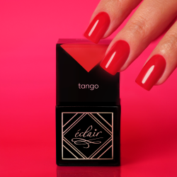 kolor czerwonego lakieru hybrydowego Eclair Tango 7ml