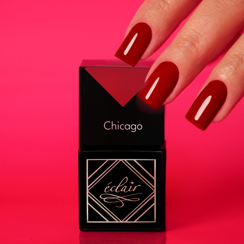 lakier hybrydowy Chicago Eclair 7ml na paznokciach