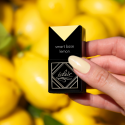 stylizacja na paznokciach bazą hybrydową Smart Base Lemon Eclair 7ml