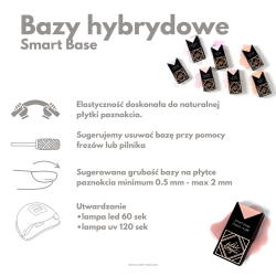 karta informacyjna o bazach hybrydowych Smart Base Eclair Nail