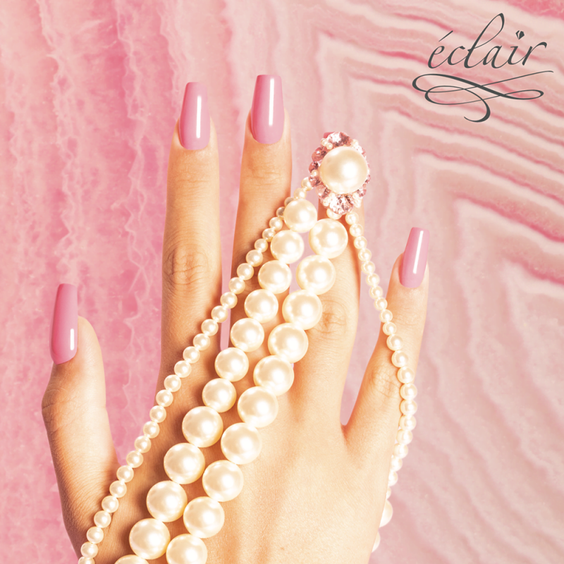stylizacja paznokci lakierem hybrydowym Diva Mood 7ml Eclair Nail