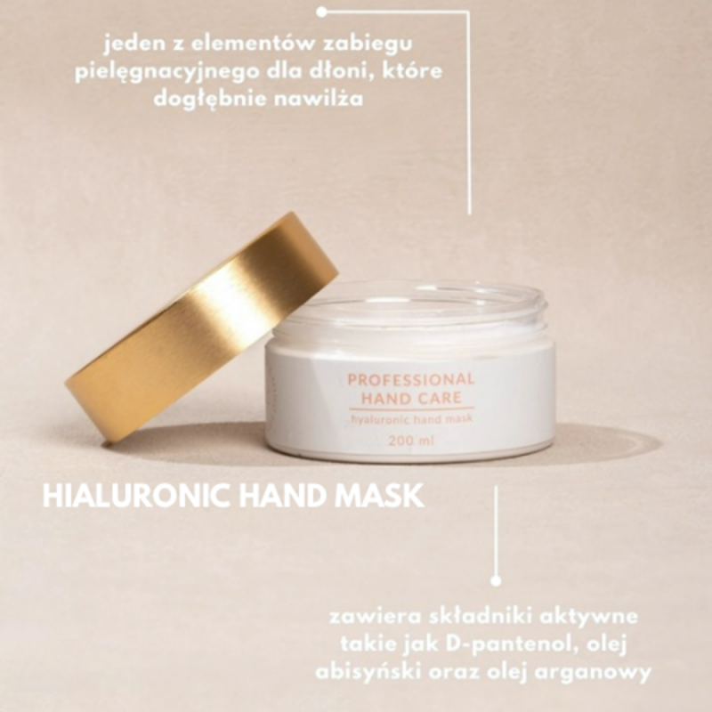 hialuronowa maska do dłoni Professional Hand Care Hyaluronic Hand Mask 200ml Eclair Body&Mind