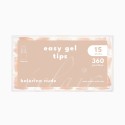 opakowanie bezowych tipsów na paznokcie Easy Gel Tips Balerina Nude Eclair Nail