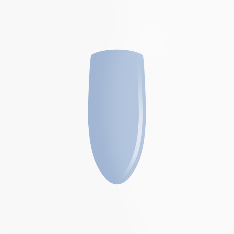 chłodny błękitny odcień lakieru hybrydowego Don`t Call Me baby 7ml Eclair Nail