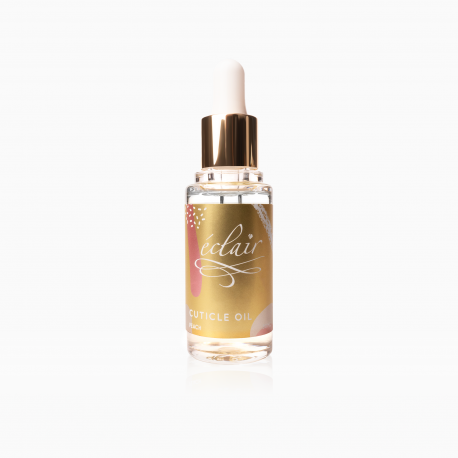 Oliwka do skórek i paznokci o zapachu brzoskwiniowym Cuticle Oil Peach 30ml Eclair Nail - zdjęcie 1