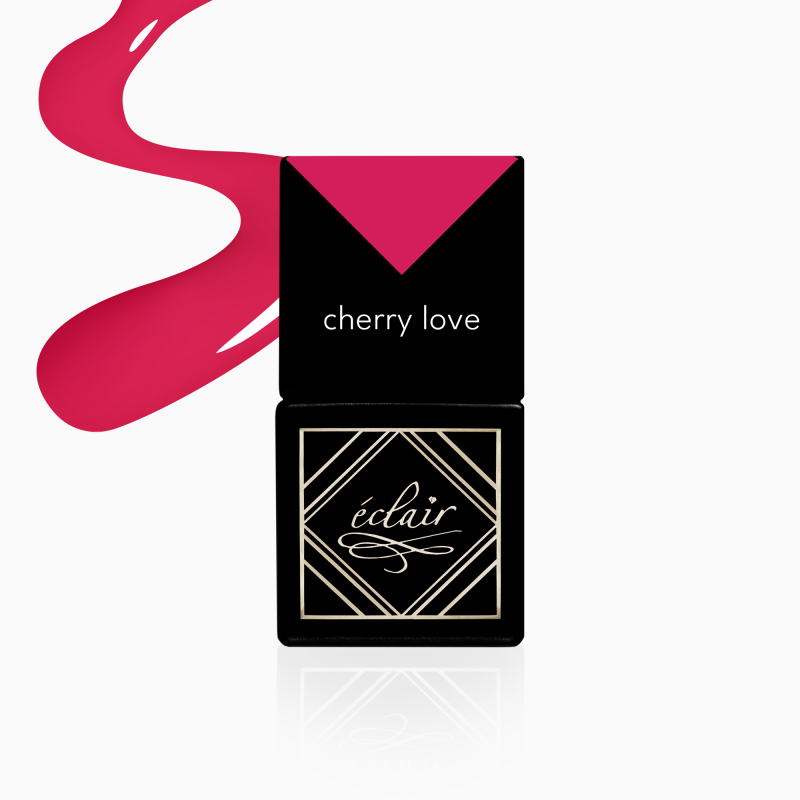 lakier hybrydowy Cherry Love 7ml Eclair Nail lakier hybrydowy Cherry Love 7ml Eclair Nail - zdjęcie 1