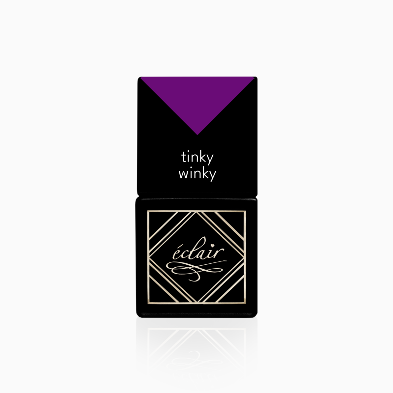 butelka fioletowego lakieru hybrydowego Tinky Winky 7ml Eclair Nail