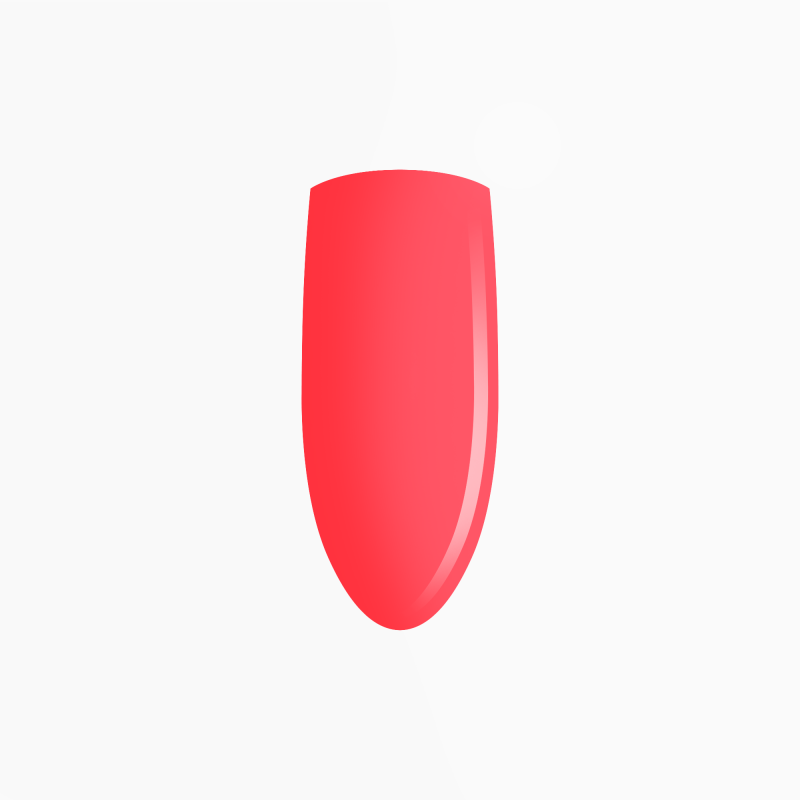 odcień neonowej pomarańczy lakieru hybrydowego WOW 7ml Eclair Nail
