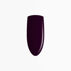 śliwkowy odcień fioletowego lakieru hybrydowego Dirty Diana 7ml Eclair Nail