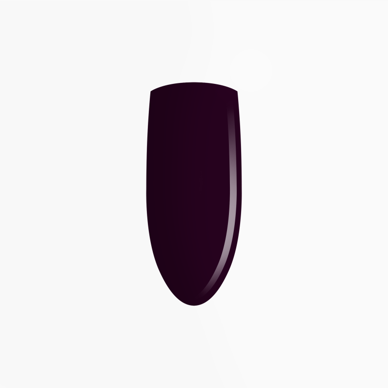 śliwkowy odcień fioletowego lakieru hybrydowego Dirty Diana 7ml Eclair Nail