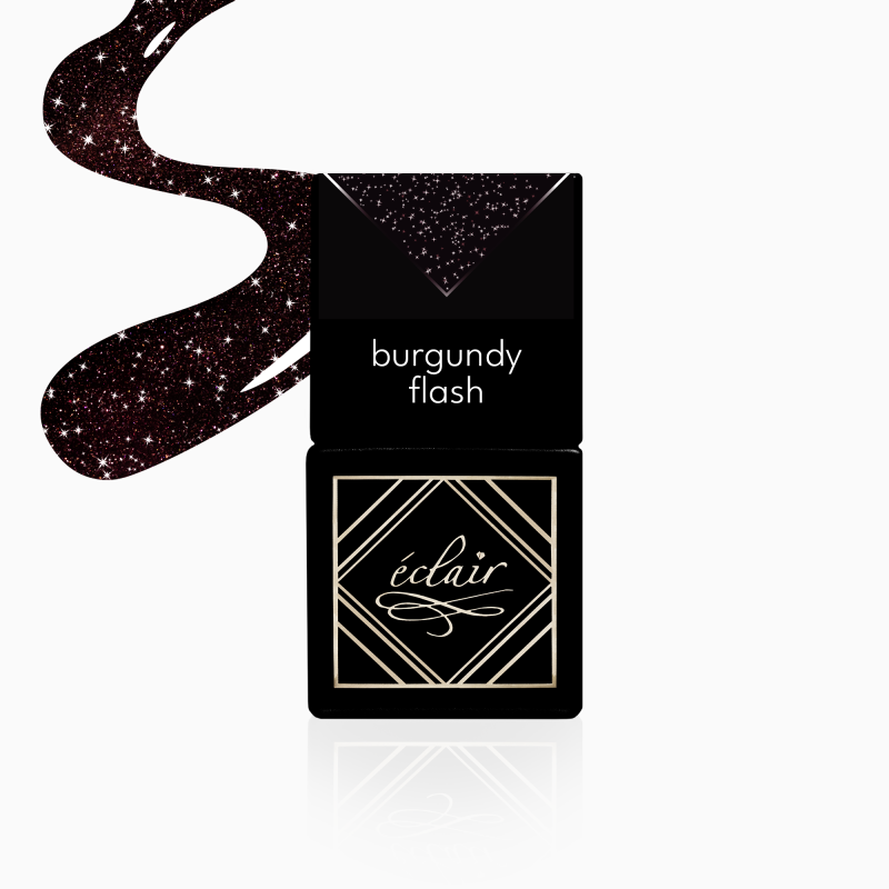 lakier hybrydowy Burgundy Flash 7ml Eclair Nail lakier hybrydowy Burgundy Flash 7ml Eclair Nail - zdjęcie 1