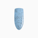 błękitny lakier hybrydowy z czarnymi drobinkami Boyfriend Jeans 7ml Eclair Nail