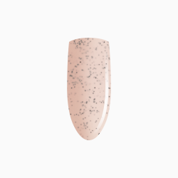 śmietankowy odcień nude z czarnymi drobinkami Big City Life 7ml Eclair Nail