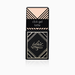 beżowy kolor żelu do paznokci w butelce Click Gel LATTE 14ml Eclair Nail