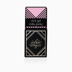 różowy żel do paznokci w butelce Click Gel Milky Pinky 14ml Eclair Nail
