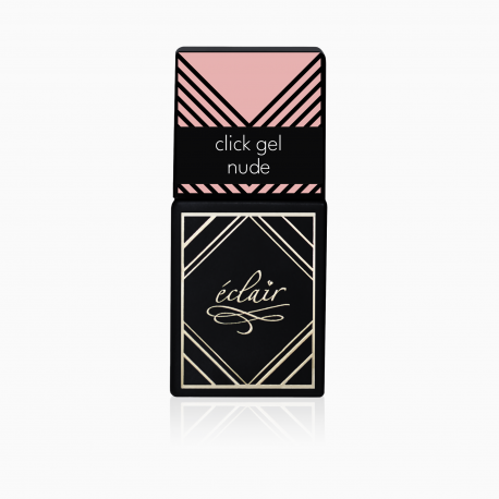 odcień nude w żelu do paznokci w butelce Click Gel Nude 14ml Eclair Nail - zdjęcie 1