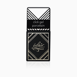 biały żel do paznokci w butelce Click Gel PORCELAIN 14ml Eclair Nail