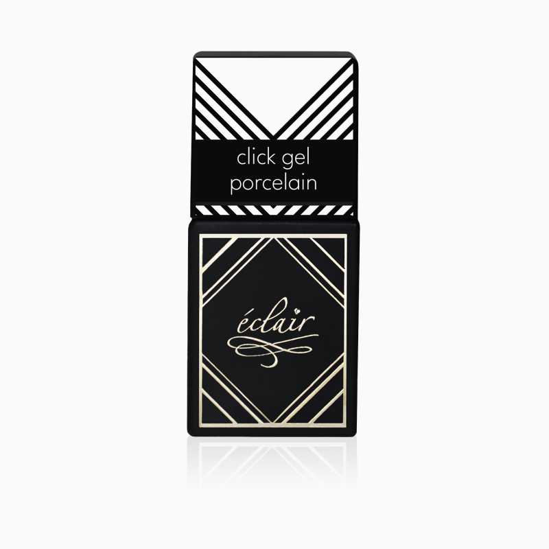 biały żel do paznokci w butelce Click Gel PORCELAIN 14ml Eclair Nail biały żel do paznokci w butelce Click Gel PORCELAIN 14ml Eclair Nail - zdjęcie 1