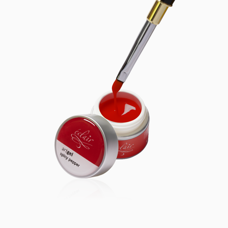 czerwony żel do zdobień ArtGel Spicy Pepper Eclair 5g czerwony żel do zdobień ArtGel Spicy Pepper Eclair 5g - zdjęcie 1