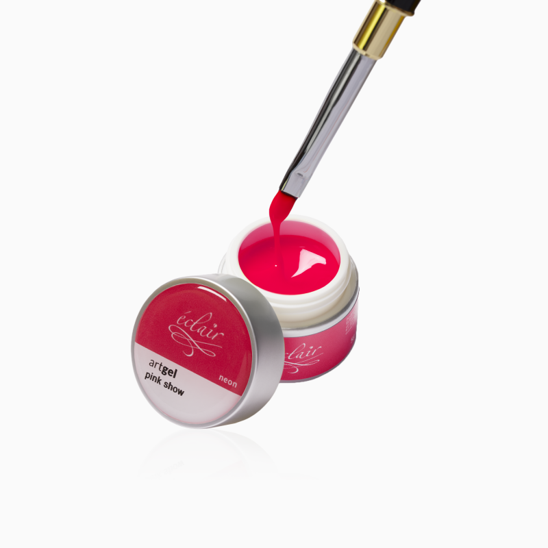 neonowy różowy żel do zdobień ArtGel Pink Show Eclair 5g neonowy różowy żel do zdobień ArtGel Pink Show Eclair 5g - zdjęcie 1