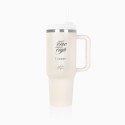 beżowy kubek termiczny 1180ml Eclair Nail