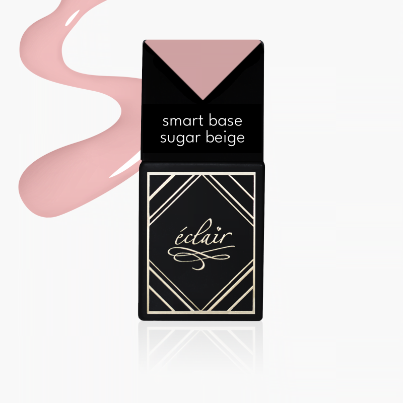 baza hybrydowa Smart Base Sugar Beige 14ml Eclair Nail baza hybrydowa Smart Base Sugar Beige 14ml Eclair Nail - zdjęcie 1