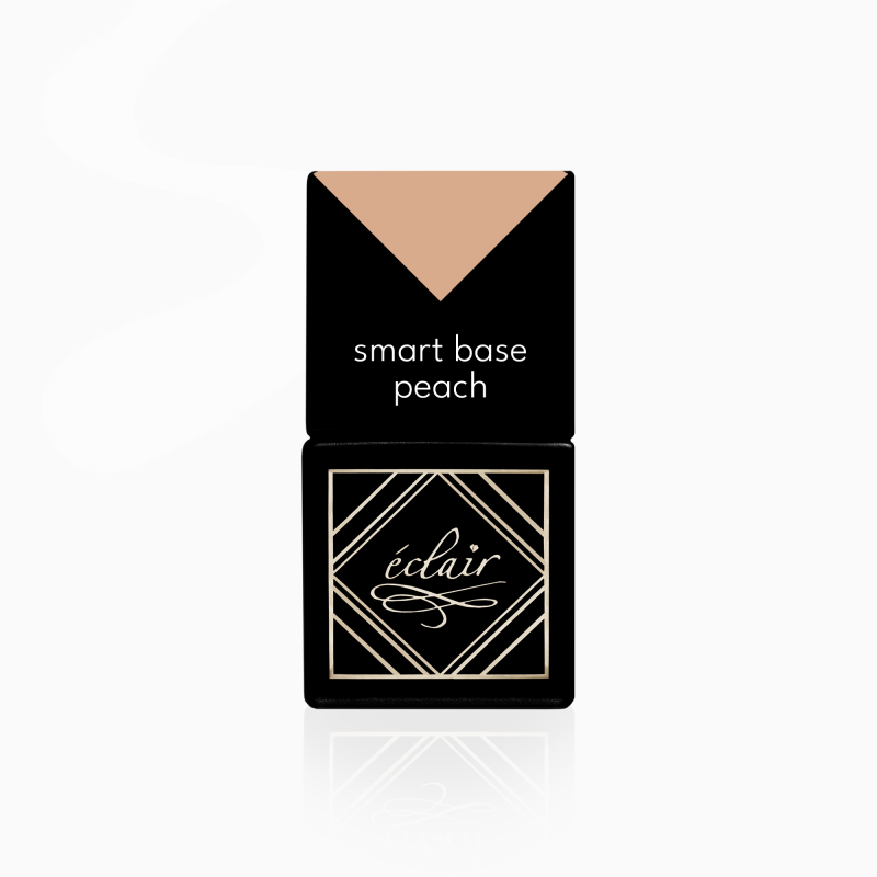 butelka brzoskwiniowej bazy hybrydowej Smart Peach 7ml Eclair Nail