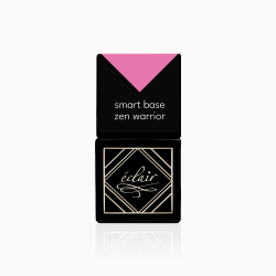 butelka różowej pastelowej bazy hybrydowej Eclair Smart Base Zen Warrior 7ml