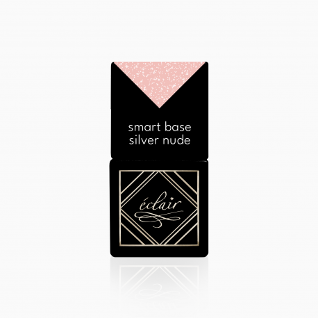 butelka bazy hybrydowej Smart Base Silver Nude 7ml Eclair Nail - zdjęcie 1