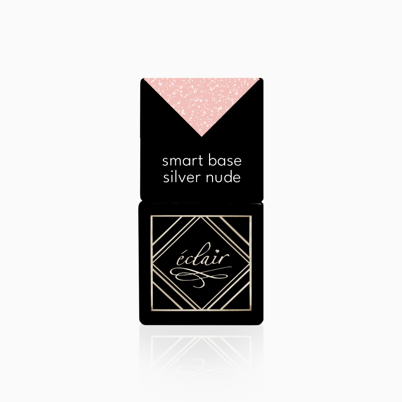 butelka bazy hybrydowej Smart Base Silver Nude 7ml Eclair Nail butelka bazy hybrydowej Smart Base Silver Nude 7ml Eclair Nail - zdjęcie 1