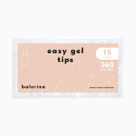żelowe tipsy do przedłużania paznokci w szybki i łatwy sposób w kształcie Baleriny Easy Gel TIps Eclair