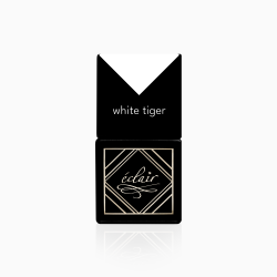 butelka białego lakieru hybrydowego White Tiger 7ml Eclair Nail