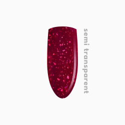 unikatowy odcień lakieru hybrydowego z drobinkami Bella 7ml Eclair Nail